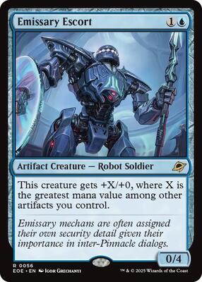 Emissary Escort card from Edge of Eternities