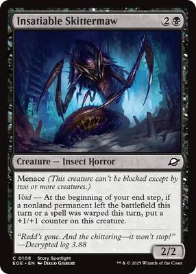 Insatiable Skittermaw card from Edge of Eternities