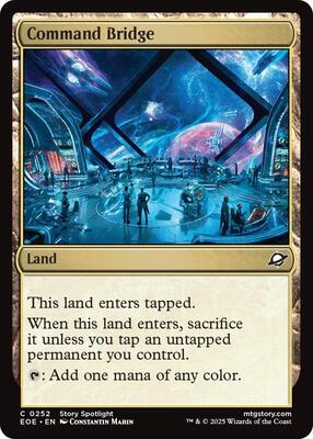 Command Bridge card from Edge of Eternities