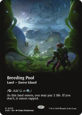 Breeding Pool (Borderless) card from Edge of Eternities