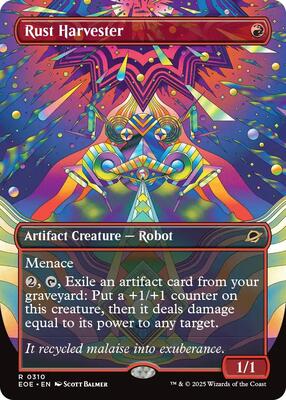 Rust Harvester (Borderless) card from Edge of Eternities