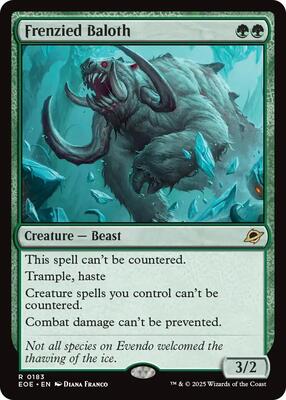 Frenzied Baloth card from Edge of Eternities