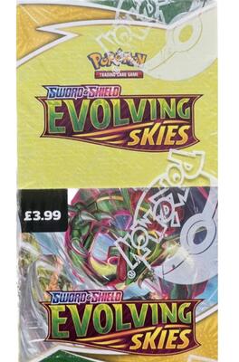Evolving Skies Half Booster Box card from SWSH07: Evolving Skies