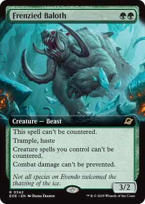 Frenzied Baloth (Extended Art) card from Edge of Eternities