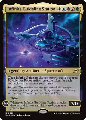 Infinite Guideline Station card from Edge of Eternities
