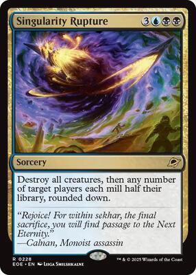 Singularity Rupture card from Edge of Eternities