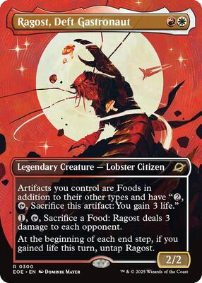 Ragost, Deft Gastronaut (Borderless) card from Edge of Eternities