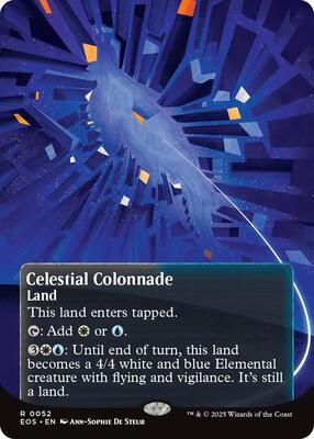 Celestial Colonnade (0052) (Borderless) card from Edge of Eternities: Stellar Sights