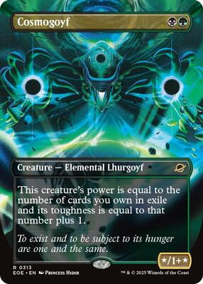 Cosmogoyf (Borderless) card from Edge of Eternities