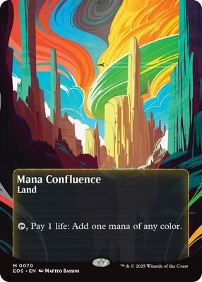 Mana Confluence (0070) (Borderless) card from Edge of Eternities: Stellar Sights