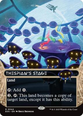 Thespian's Stage (0044) (Borderless) card from Edge of Eternities: Stellar Sights