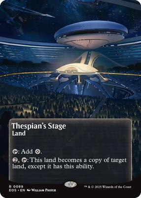 Thespian's Stage (0089) (Borderless) card from Edge of Eternities: Stellar Sights