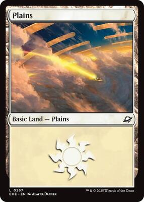 Plains (0267) card from Edge of Eternities