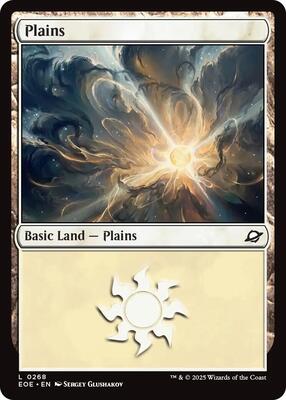 Plains (0268) card from Edge of Eternities