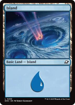 Island (0269) card from Edge of Eternities