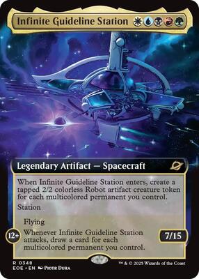 Infinite Guideline Station (Extended Art) card from Edge of Eternities