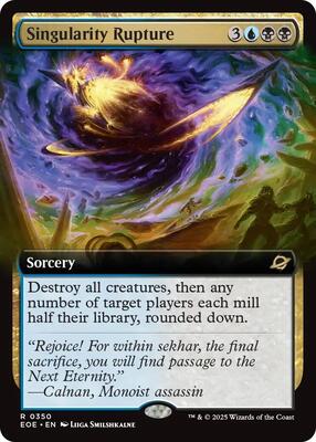 Singularity Rupture (Extended Art) card from Edge of Eternities