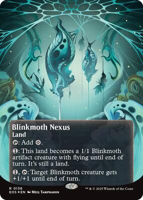 Blinkmoth Nexus (0138) (Borderless) (Galaxy Foil) card from Edge of Eternities: Stellar Sights