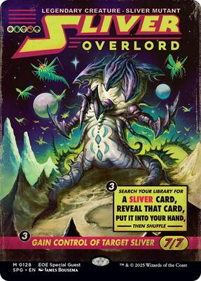 Sliver Overlord (Showcase) card from Special Guests