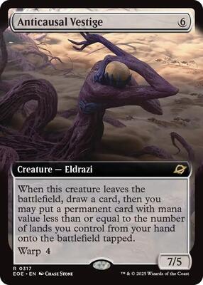 Anticausal Vestige (Extended Art) card from Edge of Eternities