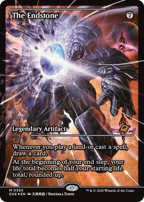 The Endstone (Showcase) card from Edge of Eternities