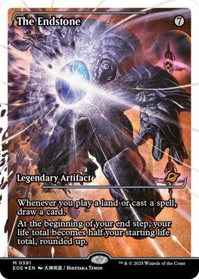 The Endstone (Showcase) (Fracture Foil) card from Edge of Eternities