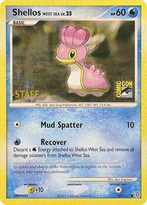 Shellos West Sea (SDCC 2007 Staff) card from Miscellaneous Cards & Products