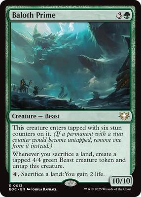 Baloth Prime card from Commander: Edge of Eternities