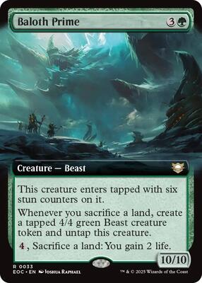 Baloth Prime (Extended Art) card from Commander: Edge of Eternities