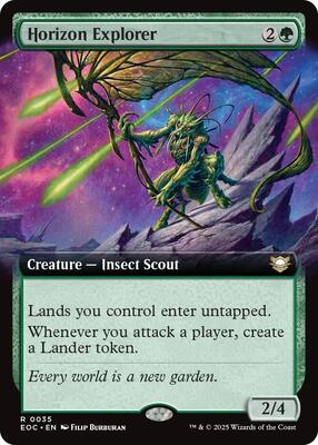 Horizon Explorer (Extended Art) card from Commander: Edge of Eternities