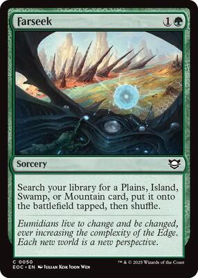 Farseek card from Commander: Edge of Eternities