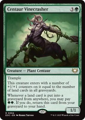 Centaur Vinecrasher card from Commander: Edge of Eternities