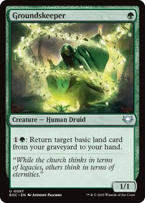 Groundskeeper card from Commander: Edge of Eternities