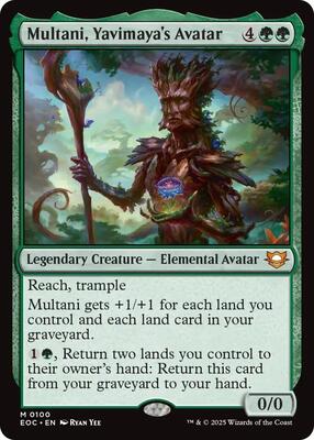 Multani, Yavimaya's Avatar card from Commander: Edge of Eternities
