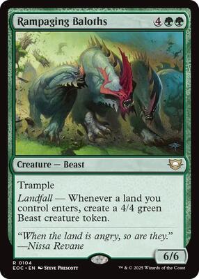 Rampaging Baloths card from Commander: Edge of Eternities