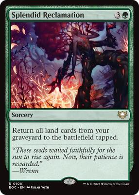 Splendid Reclamation card from Commander: Edge of Eternities