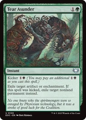 Tear Asunder card from Commander: Edge of Eternities