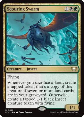 Scouring Swarm card from Commander: Edge of Eternities
