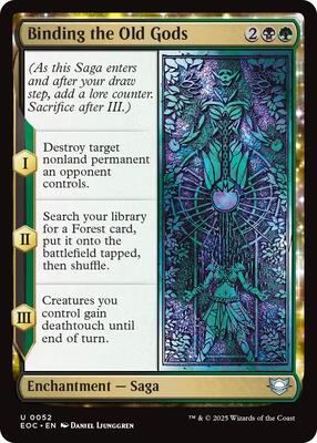 Binding the Old Gods card from Commander: Edge of Eternities