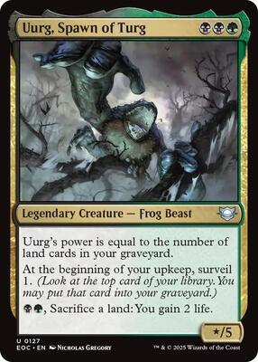 Uurg, Spawn of Turg card from Commander: Edge of Eternities