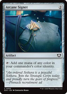 Arcane Signet card from Commander: Edge of Eternities
