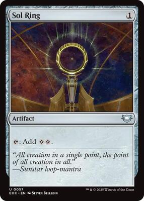 Sol Ring card from Commander: Edge of Eternities