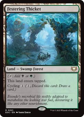 Festering Thicket card from Commander: Edge of Eternities