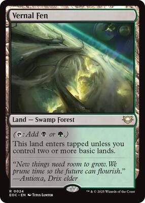 Vernal Fen card from Commander: Edge of Eternities