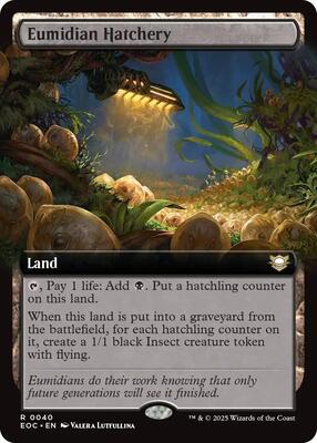 Eumidian Hatchery (Extended Art) card from Commander: Edge of Eternities