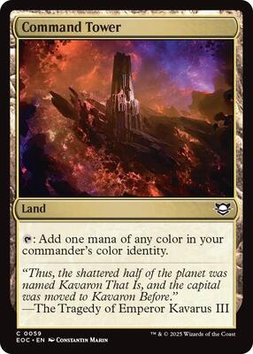 Command Tower card from Commander: Edge of Eternities