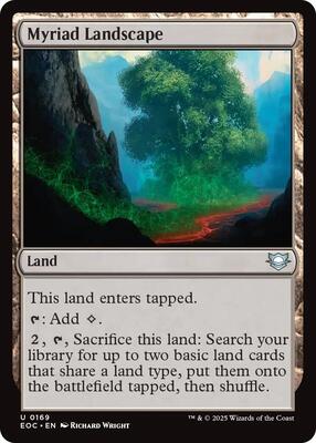 Myriad Landscape card from Commander: Edge of Eternities