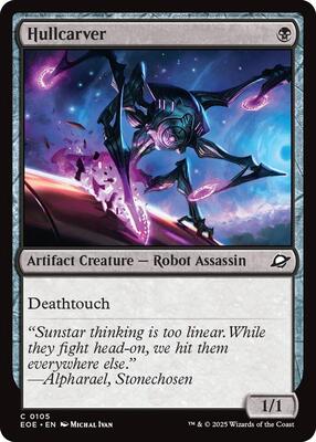 Hullcarver card from Edge of Eternities