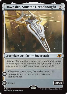 Dawnsire, Sunstar Dreadnought card from Edge of Eternities
