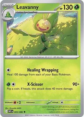 Leavanny card from SV: White Flare